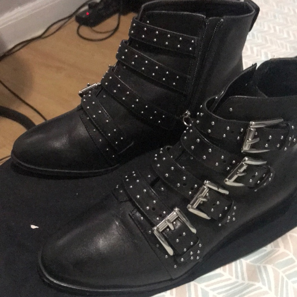 Rebecca Minkoff booties worn a hand full of times.